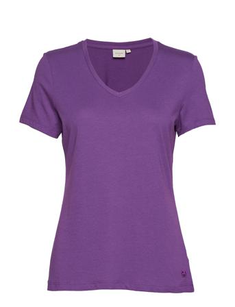 Naia Tshirt T-shirt Top Lilla Cream