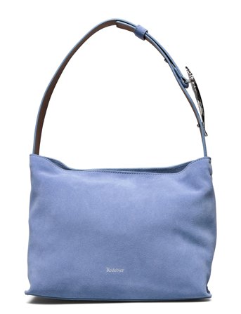 RODEBJER Rodebjer Shell Sack Mini Suede - Blue - ONES