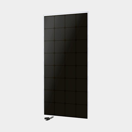 Panel solar rígida Uniteck Unisun 110.12BC, 110 W, monocristalina, 12 V, con marco de aluminio, 1050 x 550 x 35 mm