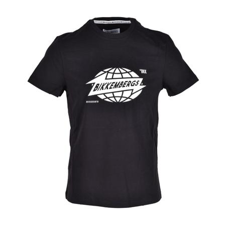 Bikkembergs, T-Shirts Zwart, Heren, Maat:L