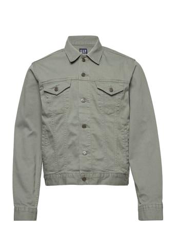 V-Denim Icon Jkt Vintage Flight Dongerijakke Denimjakke Grønn GAP