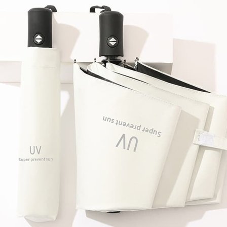 Automatisk foldeparaply med UV-beskyttelse