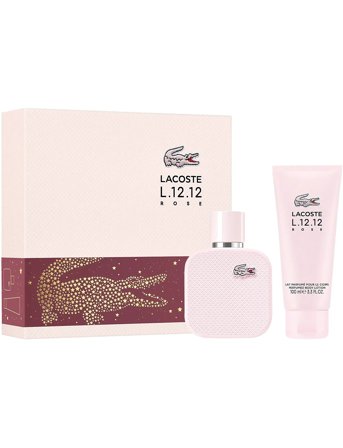 Lacoste Fragrance L.12.12 Rose Set - Edp 50 Ml + Bl 100 Ml - Nude - ONE SIZE