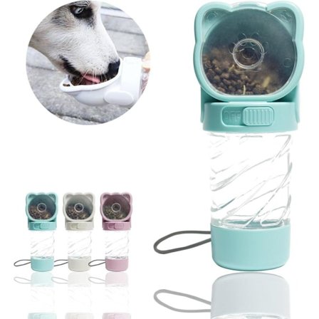 Multifunktionel vandskål til kæledyr, bærbar mad- og vandtank til hunde og katte på rejsen_OF