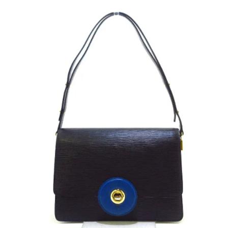 Louis Vuitton Vintage, Pre-owned Leather Shoulder Bag Blauw, Dames, Maat:ONE Size