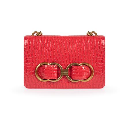 Pinko, Bag Rood, Dames, Maat:ONE Size,leer