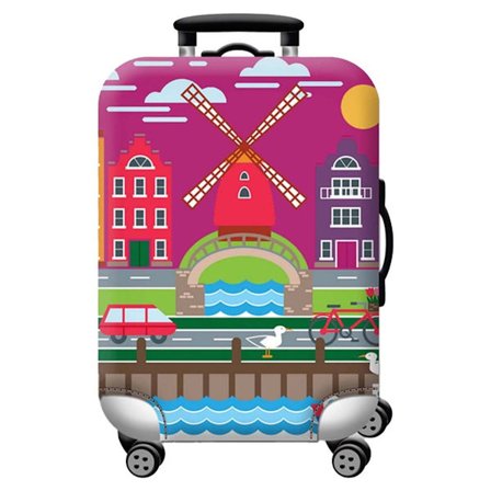 Resväska Skydd Elastiskt Skyddande Tvättbart Bagage Bagage Skydd