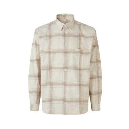 Samsøe Samsøe, Luan J 14336 shirt Beige, Heren, Maat:L,polyester