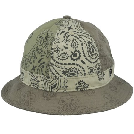 New Era - Green bucket Kapelusz - Paisley Explorer Olive Bucket @ Hatstore