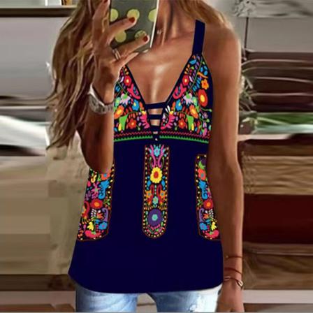 Dam Ärmlös Cami S V-hals Camisole