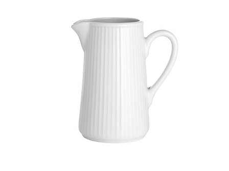 PILLIVUYT Kanne Plissé 35cl hvit