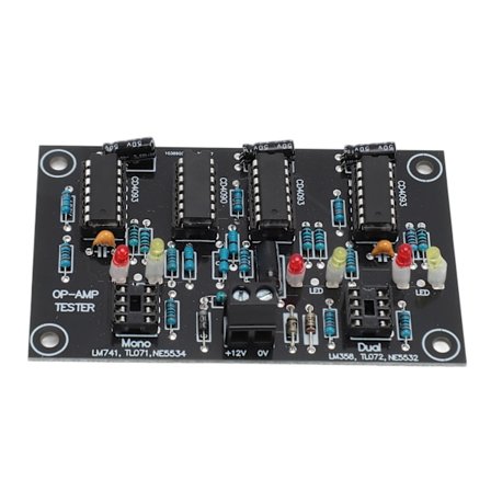 OP AMP-modul Professionel enkelt dual OP-forstærkerkort til TL071 TL072 TL081 TL082 LM741 LF356 NE5534