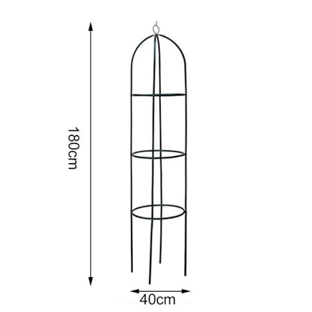 Blomsterställ i järn Europeiskt blomsterställ Klättring Pergola Vine Moon Clematis Blomsterställ utomhus Trädgårdstillbehör