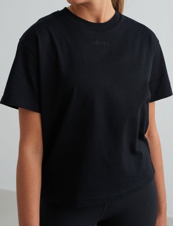 aim ́n Boxy T-Shirt - Black - XS