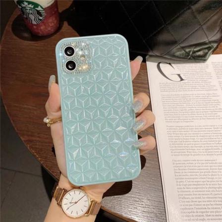 Skal Iphone 13 Diamanter Strass Lyx Unik Design 3d Blue One Size