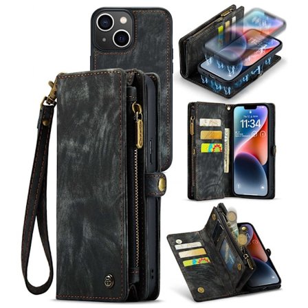 CaseMe Multi-Slot 2 i 1 Pung Etui 12/12 Pro Sort
