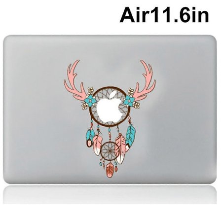 Laptopdekal i vinyl, klistermärke, hud kompatibel med Apple MacBook Air 11,6 tum Personifierad färgglad prickig dekal - F101