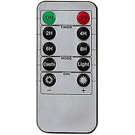 4x Universaali Kaukosäädin 24 Tunnnin Ajastimella Liekittömille Heiluville LED-Kynttilöille