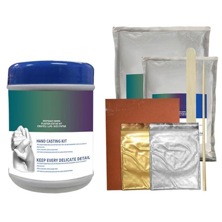 Diy Keepsake Håndstøbning Gips Skulpturer Modelleringssæt Til Par Håndværk