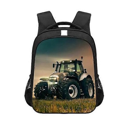 Leg med traktorprint rygsæk teenager drenge piger skoletasker tegneserie traktor skoletaske mode daypack rygsække rygsække