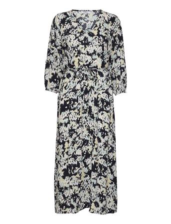 Thessa Jalina 3/4 Dress With Aop Patterned MOSS COPENHAGEN