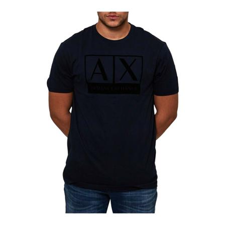 Armani Exchange Short Sleeve Shirts Blå, Herre Skjorter