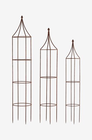 Wikholm Form - Plant Supp Kaia S/3 - Ruskea - Ulkokoristeet - - Homeroom