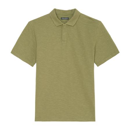Marc O'Polo, Regular, short-sleeved polo shirt Groen, Heren, Maat:L