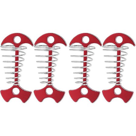 Tauverk krok bakkeanker plugger for camping 4 stk