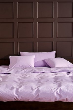 Jotex - Påslakanset Dubbelsäng Ekologisk Syrenlila ZACK - Köp Dubbelsäng hos Jotex