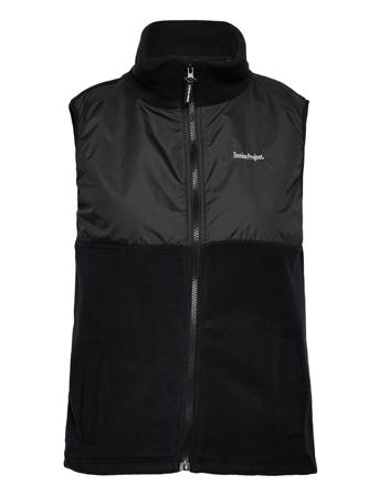 Dpwfleece Vest Vests Padded Vests Svart Denim Project