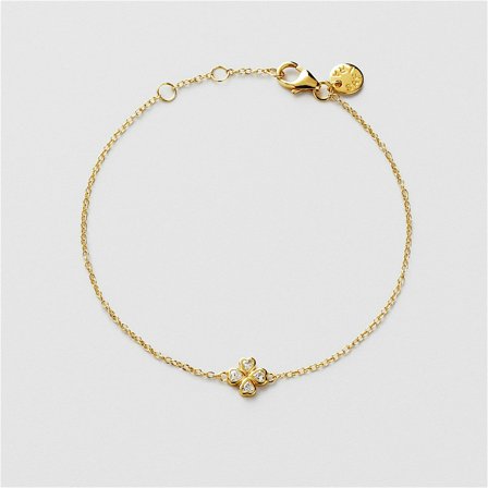 Clear Clover Bracelet