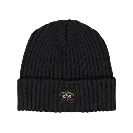 Paul & Shark Beanie , Zwart , Heren , Maat: ONE Size Hoeden
