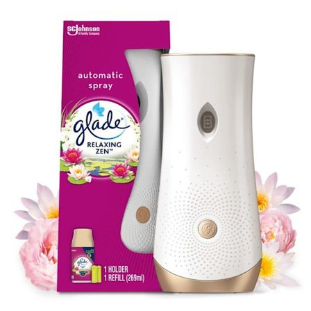 Doftbrännare - doftspridare Glade Automatic Spray Relaxing Zen Diffuser - Infunderad med eteriska oljor