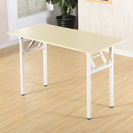 Klapbord 120x60x75cm - hvid eg