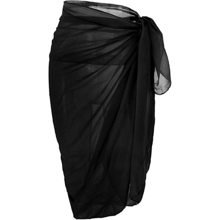 Kvindes Sarong Strand Cover Up Sommer Strandtøj Skørter Ferie Chiffon Badetøj Wrap Sjal