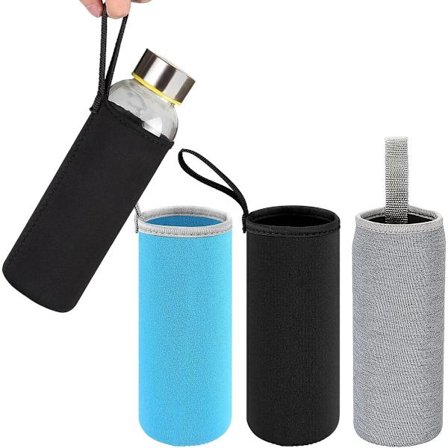 Neoprenflasker, Beskyttelsescover, 3 stk. Neoprencover, Flaske 550 ml, Flaskebeskyttelse, Sleeve, Drikkeflasker, Flaske Sleeve til Teflasker