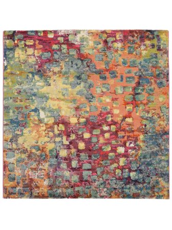 Abstract Large Davina Rug - Multicolor 300X300 Modern Style