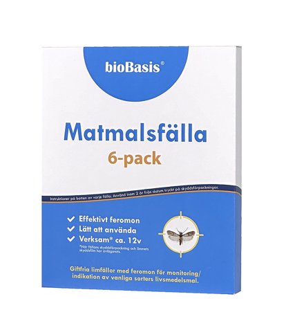 Matmøllfelle 6-pack Biobasis