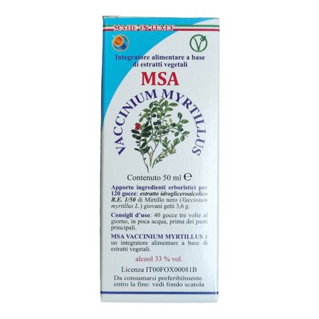 Msa Vaccinium Myrtil 50ml