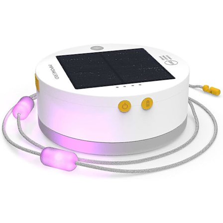 Luci Color Solcellsstränglampor + Telefonladdare: Laddningsbar via Sol eller USB-C, 18 meter sladd, 100 Lumen LED-lampor, 7 Färglägen, Håller i upp 