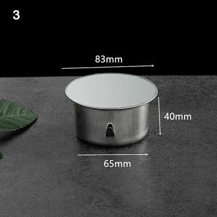 Viemäriputken cap Pyöreän putken pään tulppa 3 3