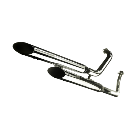 Sistema de Escape LeoVince Silvertail K02 - Suzuki VL 800 Volusia 2001-2004