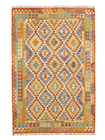 199X298 Alfombra Kilim Afghan Old Style Oriental (Lana, Afganistán) Carpetvista