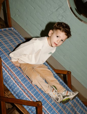 Daily 7 Oversized Sweater Backprint - Cream - 116