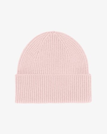 Merino Wool Beanie - Faded Pink - Female - One Size