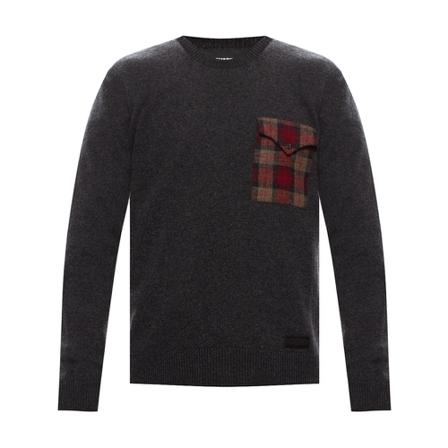 Dsquared2 Sweater Sort, Herre