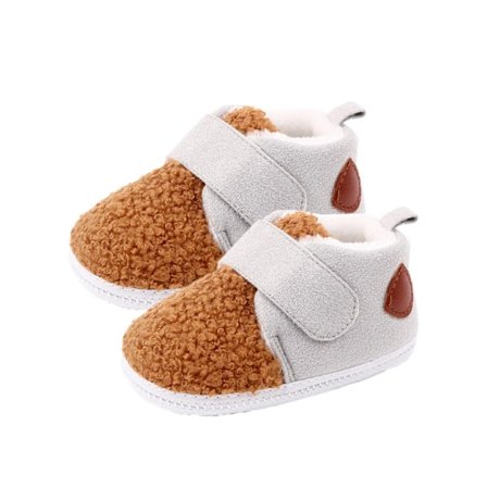 Talven fleece-paksut lämpimät kengät - harmaa (11cm)