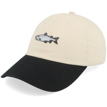Skillfish - Bege unconstructed Boné - Tiny Salmon Stone Washed Stone/Black Dad Cap @ Hatstore