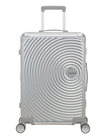 American Tourister Soundbox Alu Spinner 68 - Silver - 68
